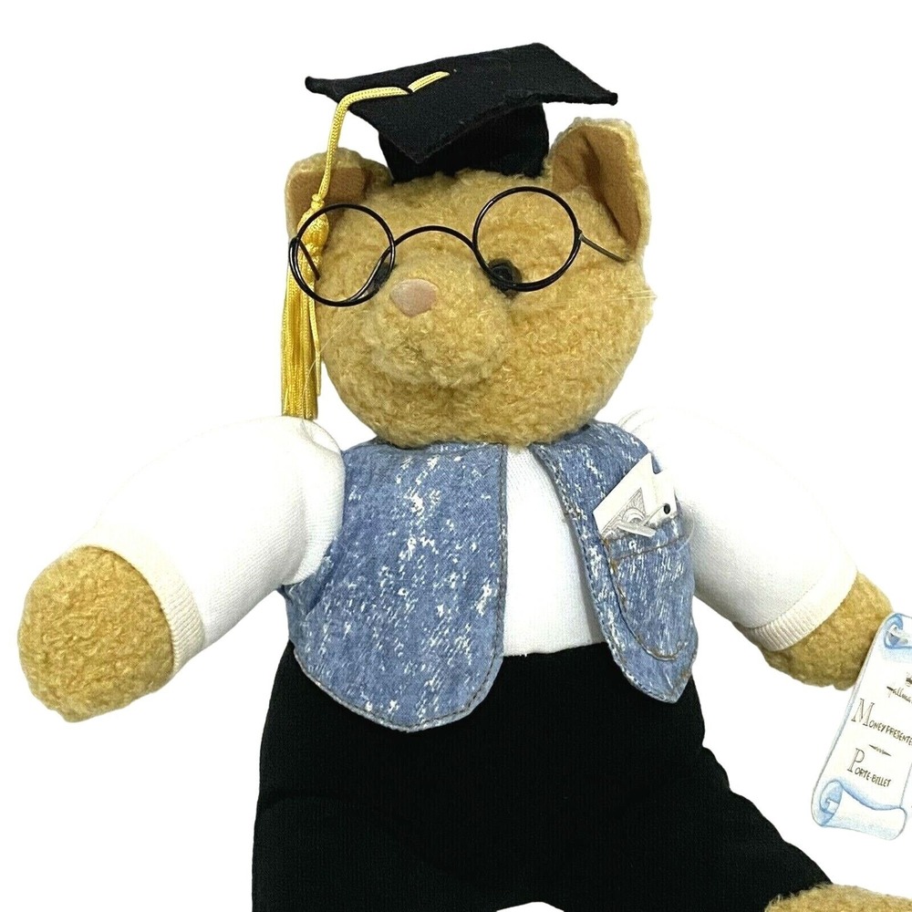 Hallmark Money Presenter Carl the Cash Cat Plush 12"